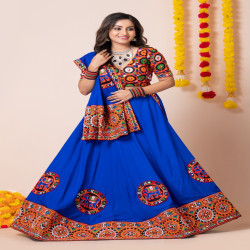 Navratri Special Heavy Rayon Embroidered Lehenga Choli